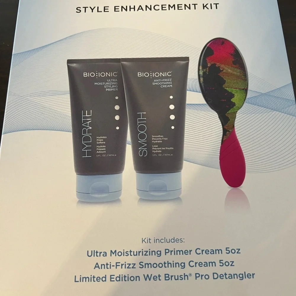 Bio Ionic Hair Care Kit with Brush